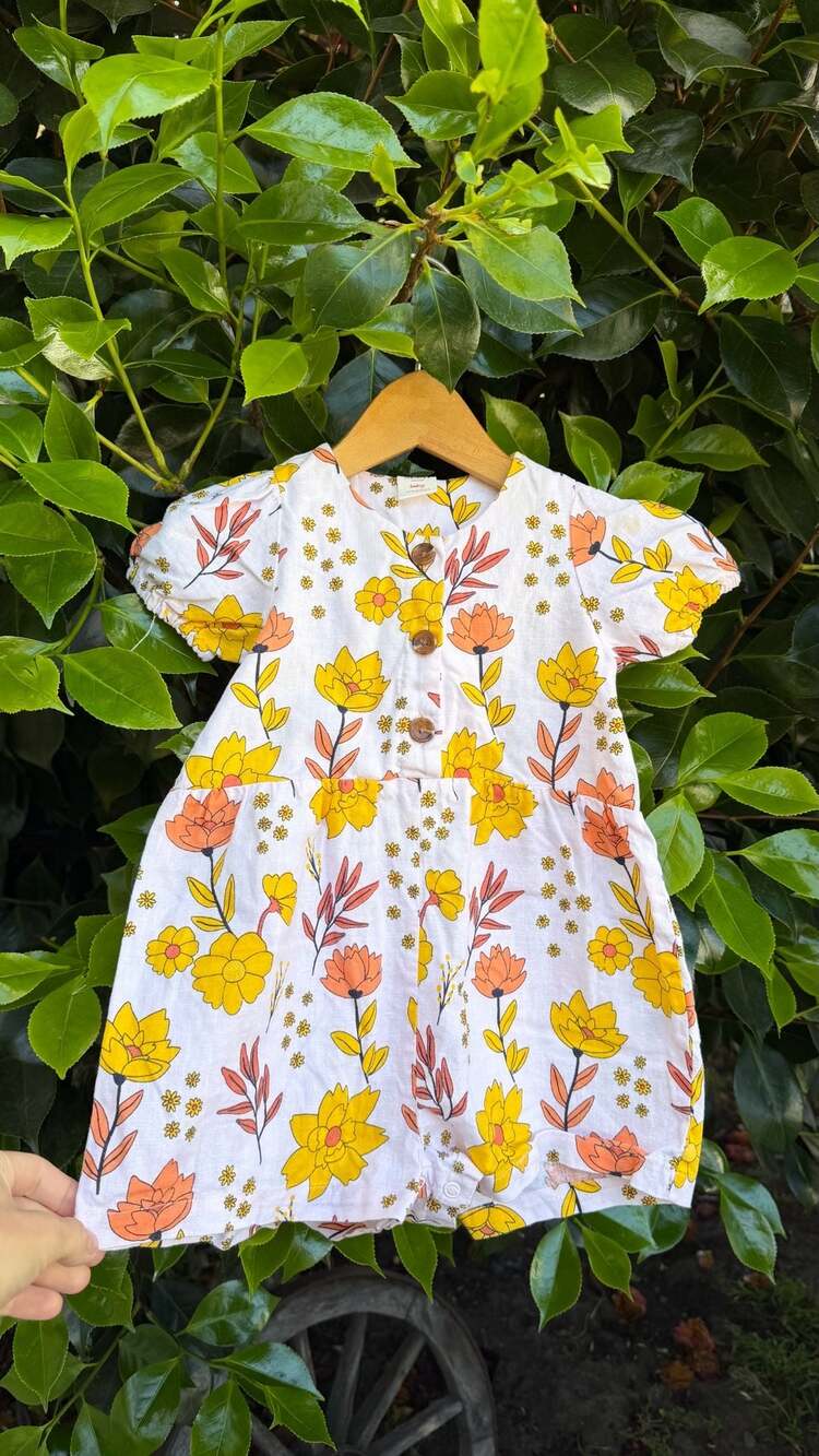 Seed Heritage Baby Floral Print Romper 12-18 Months